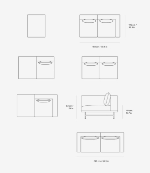 Vipp 610 Loft Sofa